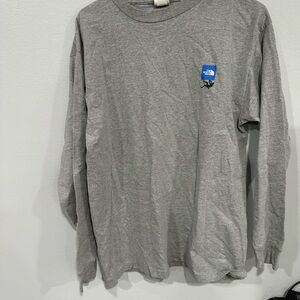 The North Face Long Sleeve Gray Tee